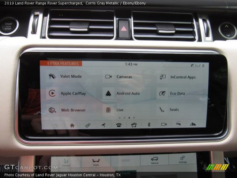 Corris Gray Metallic / Ebony/Ebony 2019 Land Rover Range Rover Supercharged