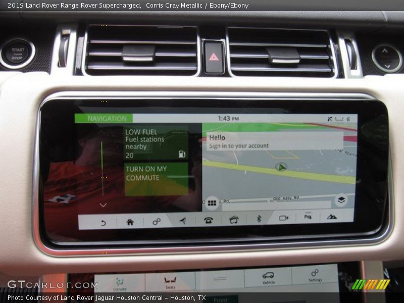 Corris Gray Metallic / Ebony/Ebony 2019 Land Rover Range Rover Supercharged