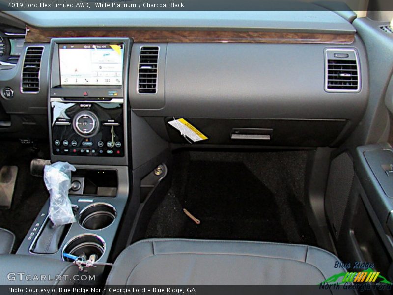 White Platinum / Charcoal Black 2019 Ford Flex Limited AWD