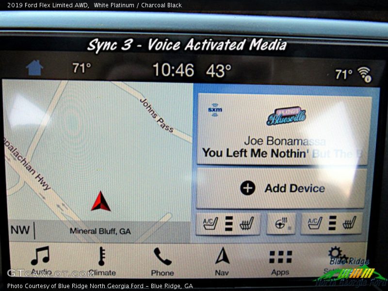 White Platinum / Charcoal Black 2019 Ford Flex Limited AWD