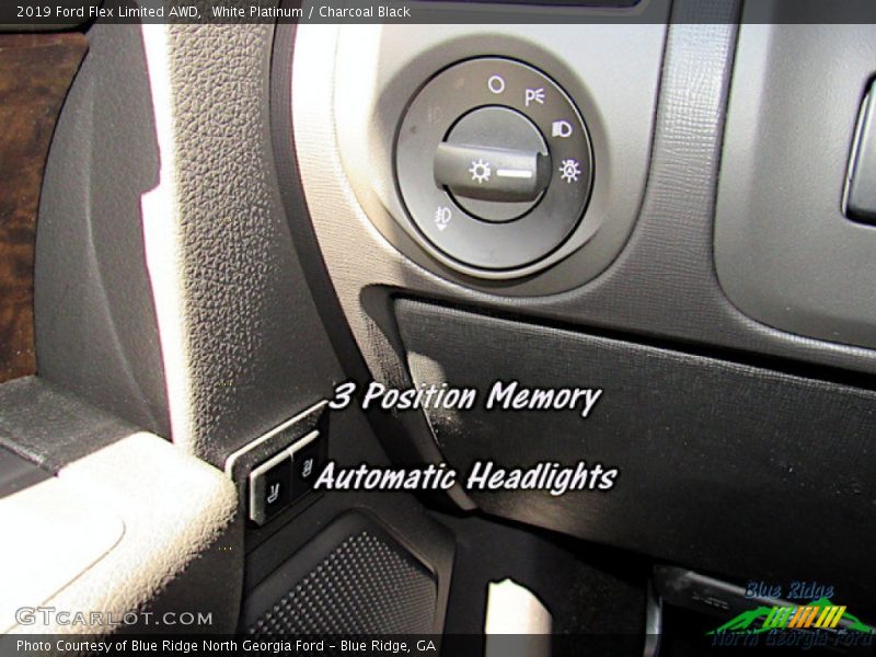 White Platinum / Charcoal Black 2019 Ford Flex Limited AWD