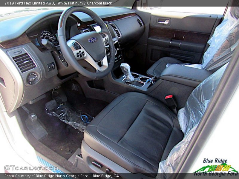 White Platinum / Charcoal Black 2019 Ford Flex Limited AWD