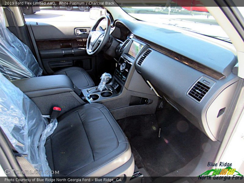 White Platinum / Charcoal Black 2019 Ford Flex Limited AWD