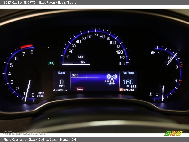 Black Raven / Ebony/Ebony 2015 Cadillac SRX FWD