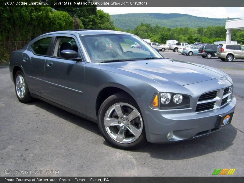 Silver Steel Metallic / Dark Slate Gray/Light Graystone 2007 Dodge Charger SXT