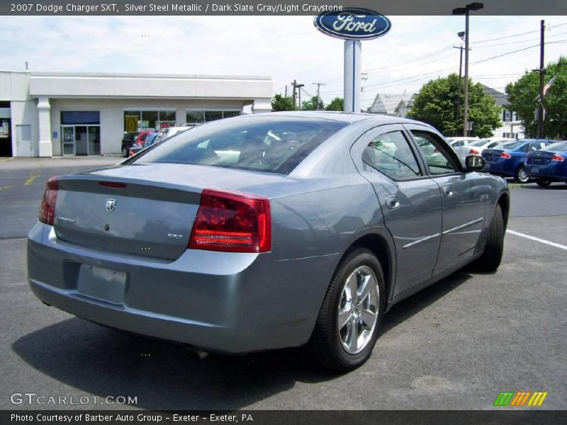 Silver Steel Metallic / Dark Slate Gray/Light Graystone 2007 Dodge Charger SXT