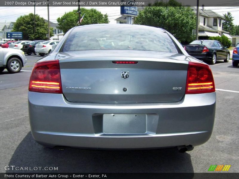 Silver Steel Metallic / Dark Slate Gray/Light Graystone 2007 Dodge Charger SXT