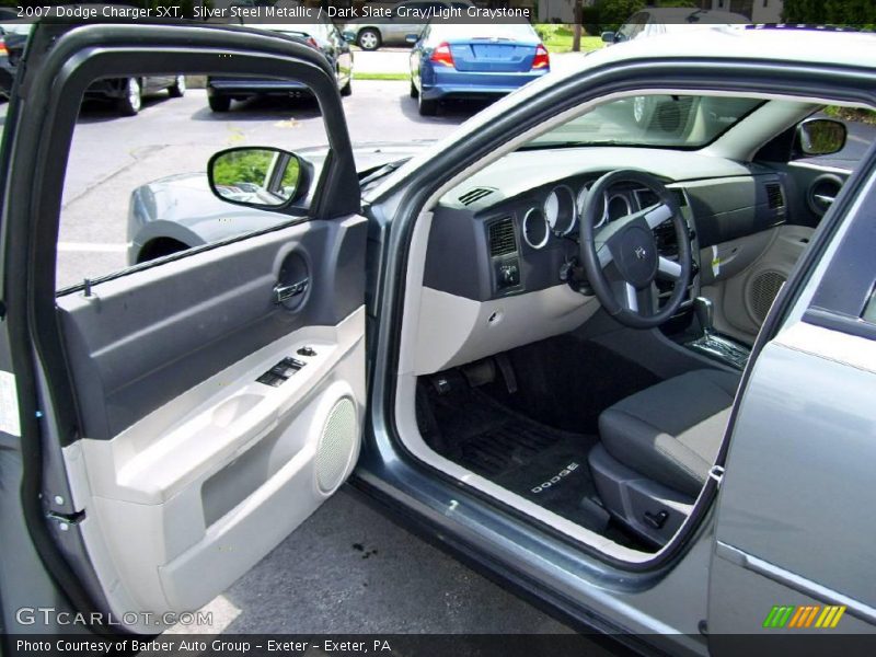 Silver Steel Metallic / Dark Slate Gray/Light Graystone 2007 Dodge Charger SXT