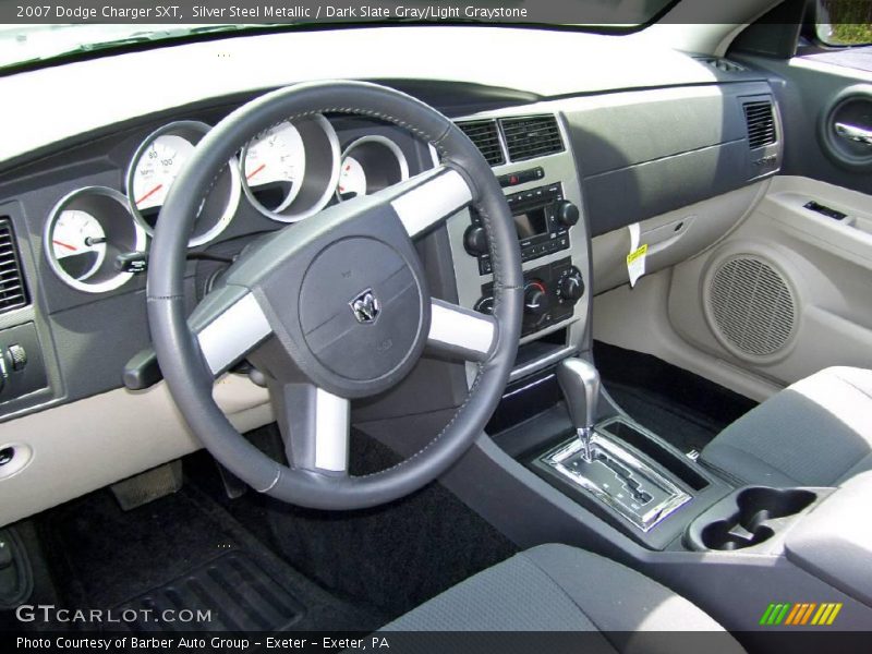 Silver Steel Metallic / Dark Slate Gray/Light Graystone 2007 Dodge Charger SXT