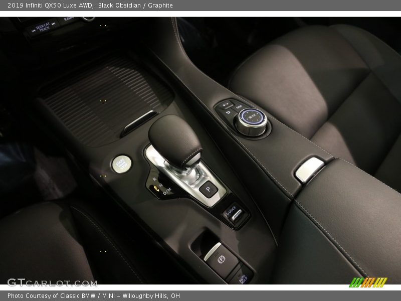 Black Obsidian / Graphite 2019 Infiniti QX50 Luxe AWD