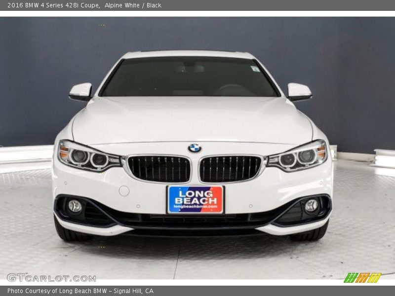 Alpine White / Black 2016 BMW 4 Series 428i Coupe