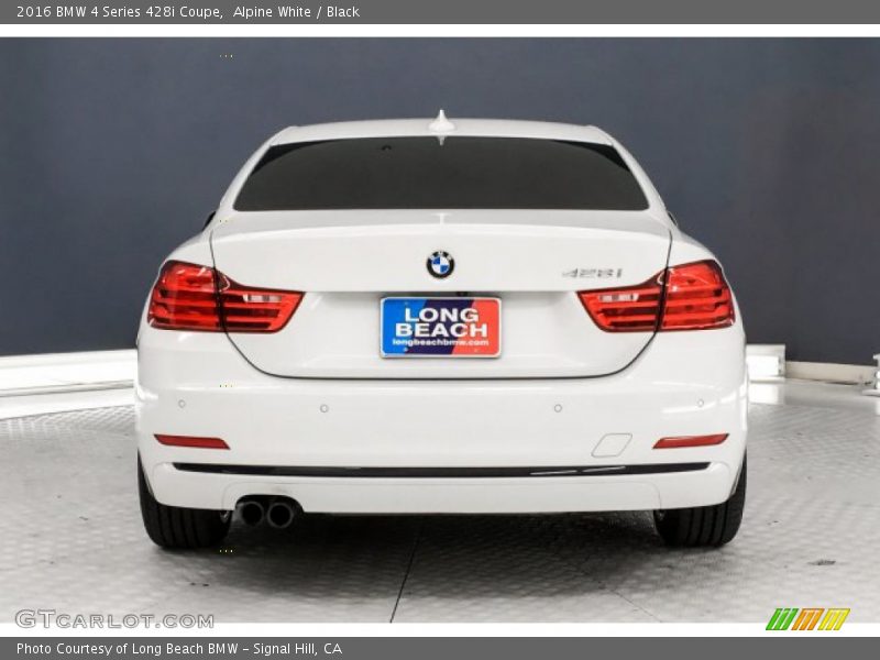 Alpine White / Black 2016 BMW 4 Series 428i Coupe