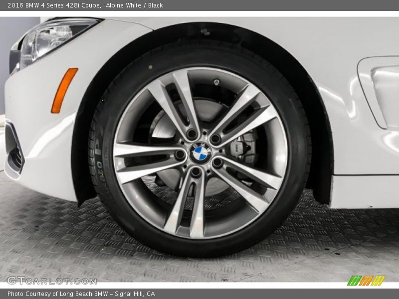 Alpine White / Black 2016 BMW 4 Series 428i Coupe