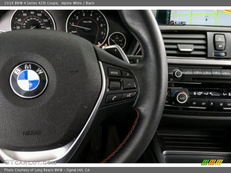 Alpine White / Black 2016 BMW 4 Series 428i Coupe