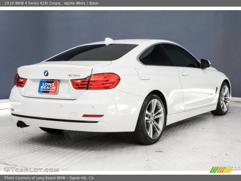 Alpine White / Black 2016 BMW 4 Series 428i Coupe