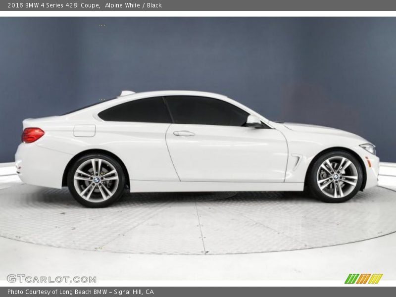 Alpine White / Black 2016 BMW 4 Series 428i Coupe