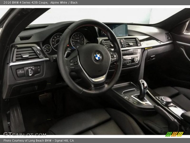 Alpine White / Black 2016 BMW 4 Series 428i Coupe