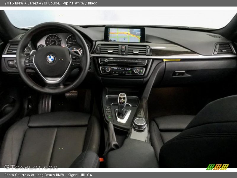 Alpine White / Black 2016 BMW 4 Series 428i Coupe