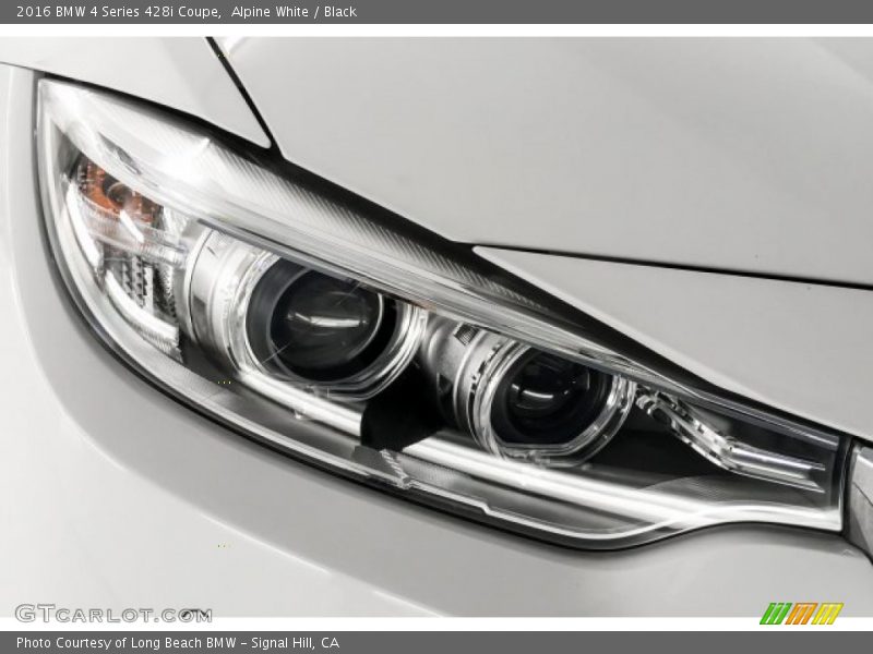 Alpine White / Black 2016 BMW 4 Series 428i Coupe