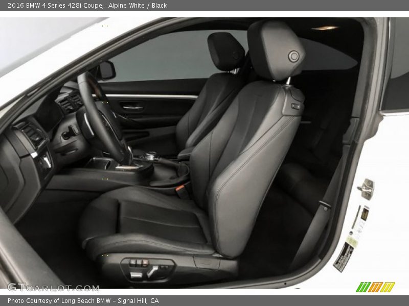 Alpine White / Black 2016 BMW 4 Series 428i Coupe