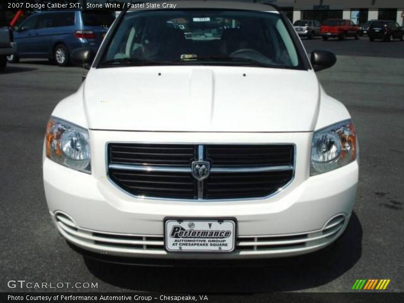 Stone White / Pastel Slate Gray 2007 Dodge Caliber SXT