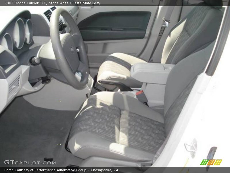 Stone White / Pastel Slate Gray 2007 Dodge Caliber SXT