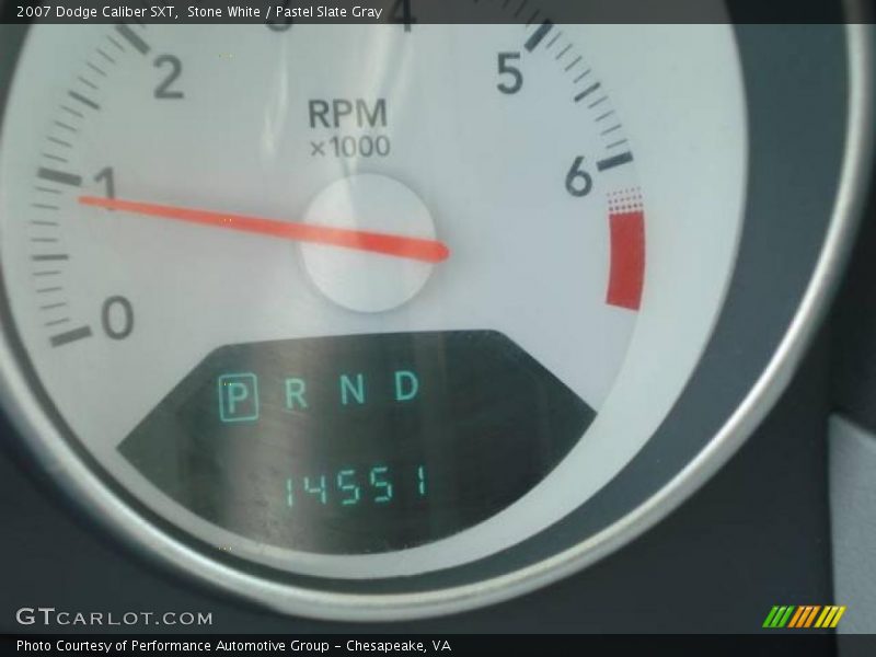 Stone White / Pastel Slate Gray 2007 Dodge Caliber SXT