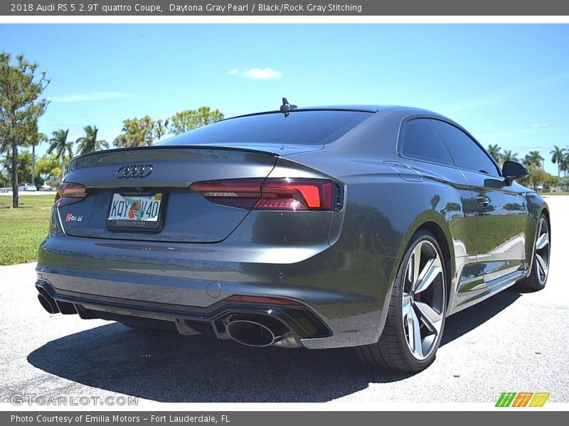 Daytona Gray Pearl / Black/Rock Gray Stitching 2018 Audi RS 5 2.9T quattro Coupe