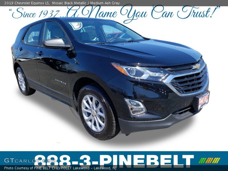 Mosaic Black Metallic / Medium Ash Gray 2019 Chevrolet Equinox LS