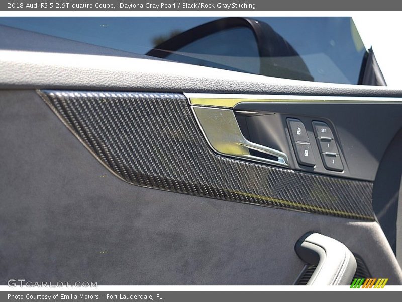 Daytona Gray Pearl / Black/Rock Gray Stitching 2018 Audi RS 5 2.9T quattro Coupe
