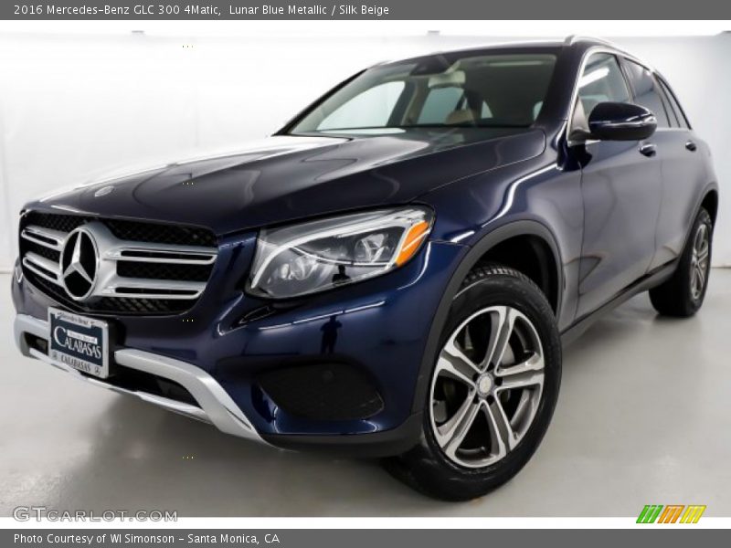 Lunar Blue Metallic / Silk Beige 2016 Mercedes-Benz GLC 300 4Matic