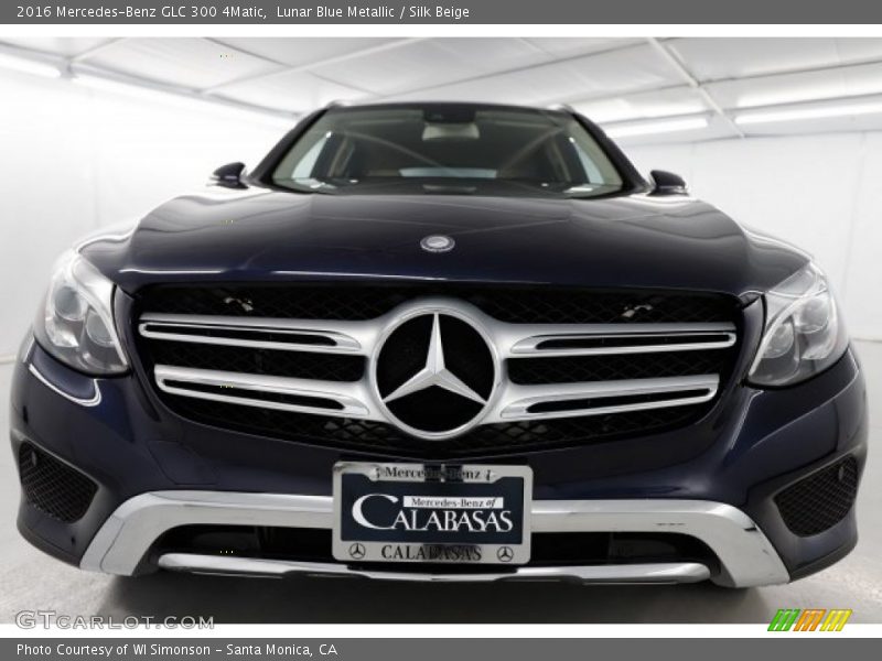 Lunar Blue Metallic / Silk Beige 2016 Mercedes-Benz GLC 300 4Matic