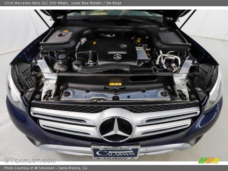 Lunar Blue Metallic / Silk Beige 2016 Mercedes-Benz GLC 300 4Matic