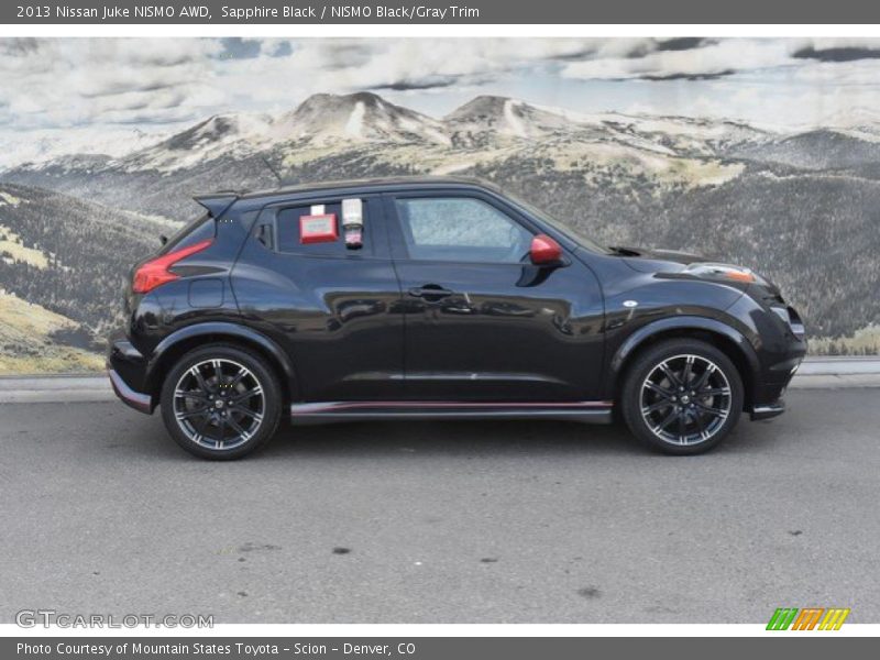 Sapphire Black / NISMO Black/Gray Trim 2013 Nissan Juke NISMO AWD