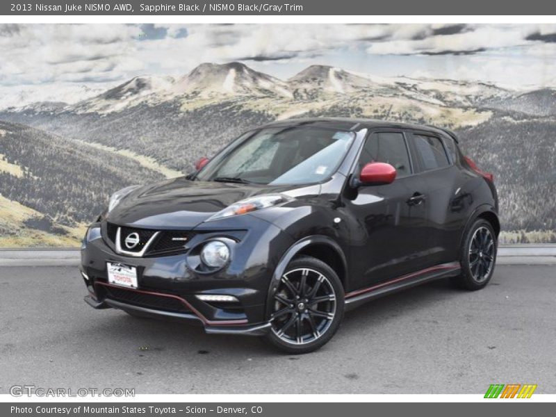 Sapphire Black / NISMO Black/Gray Trim 2013 Nissan Juke NISMO AWD