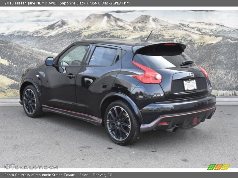 Sapphire Black / NISMO Black/Gray Trim 2013 Nissan Juke NISMO AWD