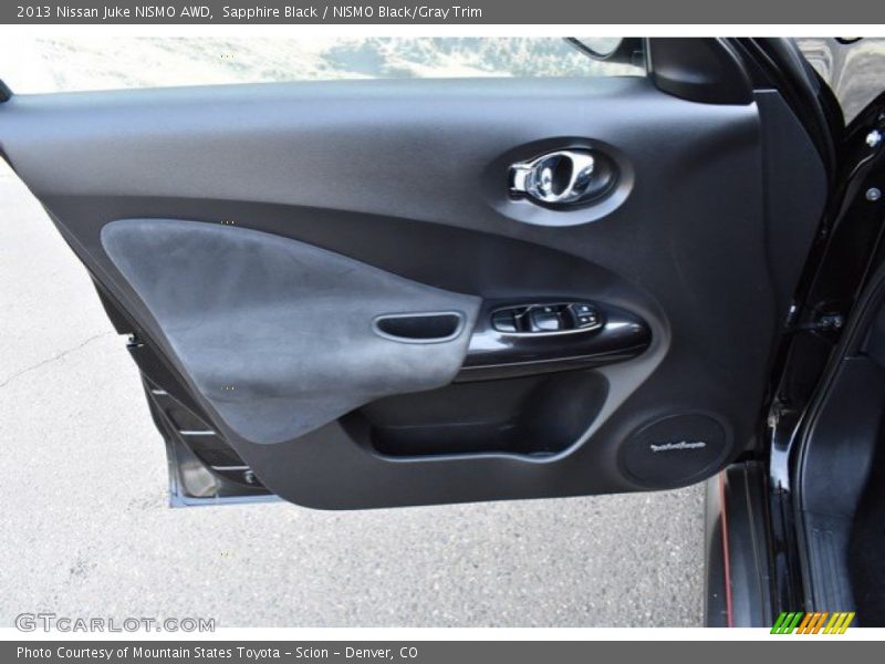 Sapphire Black / NISMO Black/Gray Trim 2013 Nissan Juke NISMO AWD