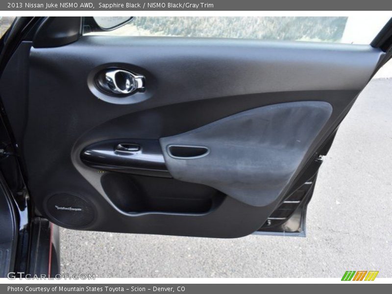 Sapphire Black / NISMO Black/Gray Trim 2013 Nissan Juke NISMO AWD