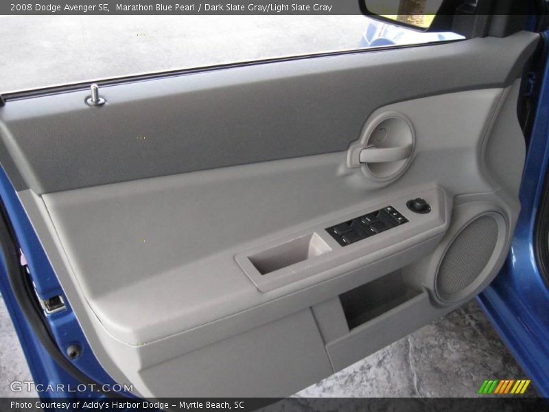 Marathon Blue Pearl / Dark Slate Gray/Light Slate Gray 2008 Dodge Avenger SE