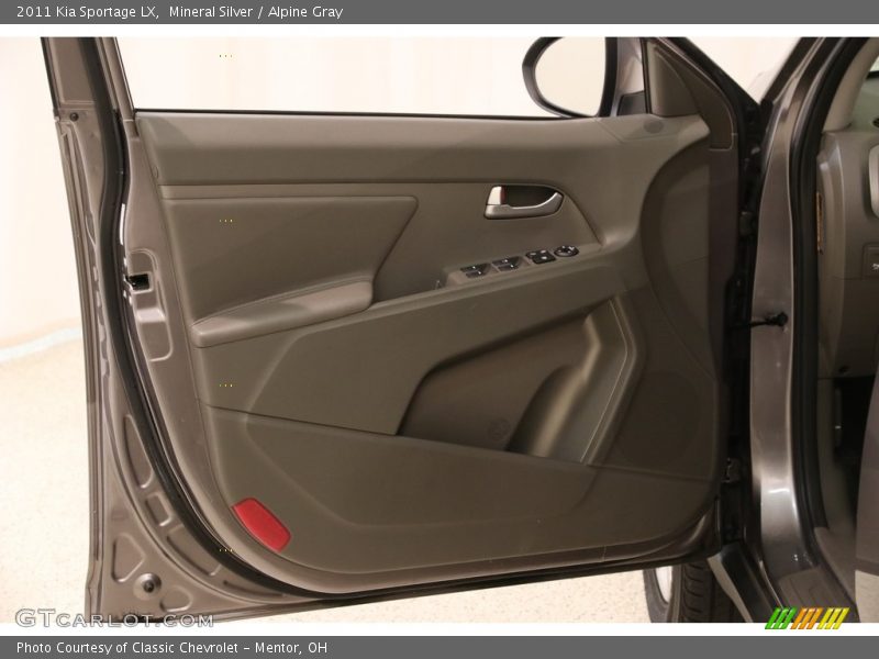 Mineral Silver / Alpine Gray 2011 Kia Sportage LX