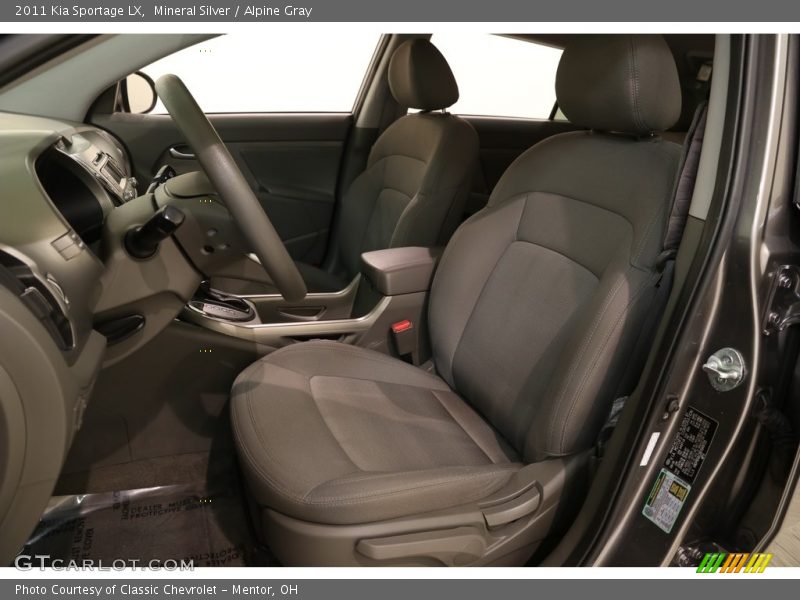 Mineral Silver / Alpine Gray 2011 Kia Sportage LX