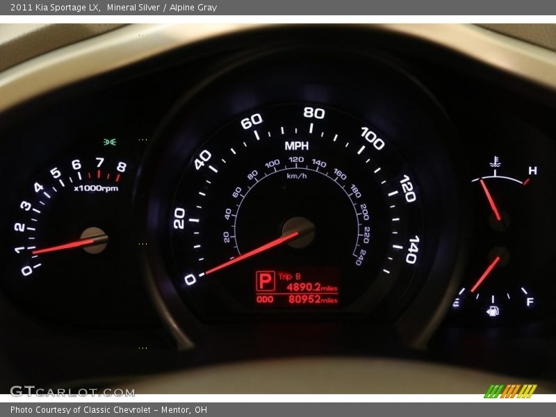 Mineral Silver / Alpine Gray 2011 Kia Sportage LX