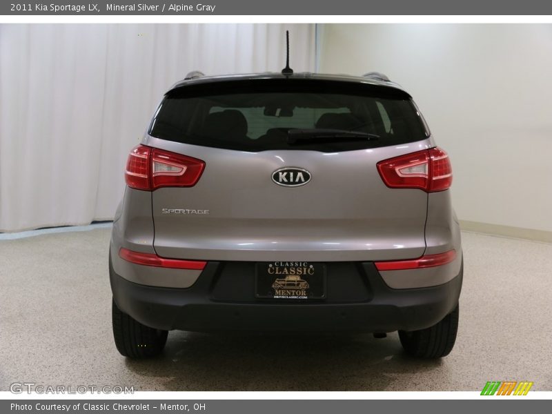 Mineral Silver / Alpine Gray 2011 Kia Sportage LX