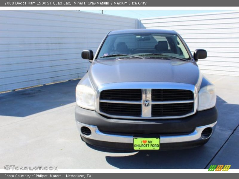 Mineral Gray Metallic / Medium Slate Gray 2008 Dodge Ram 1500 ST Quad Cab