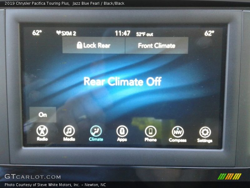 Jazz Blue Pearl / Black/Black 2019 Chrysler Pacifica Touring Plus