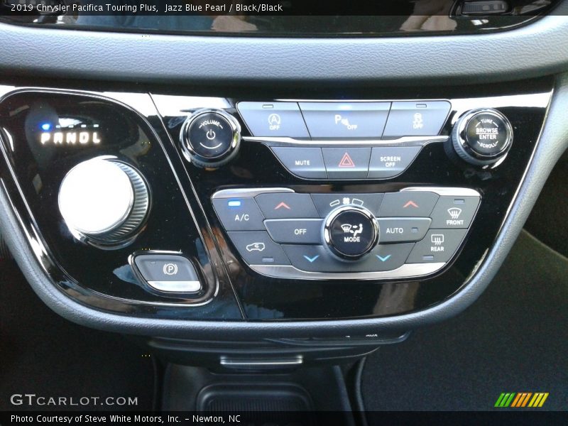 Jazz Blue Pearl / Black/Black 2019 Chrysler Pacifica Touring Plus