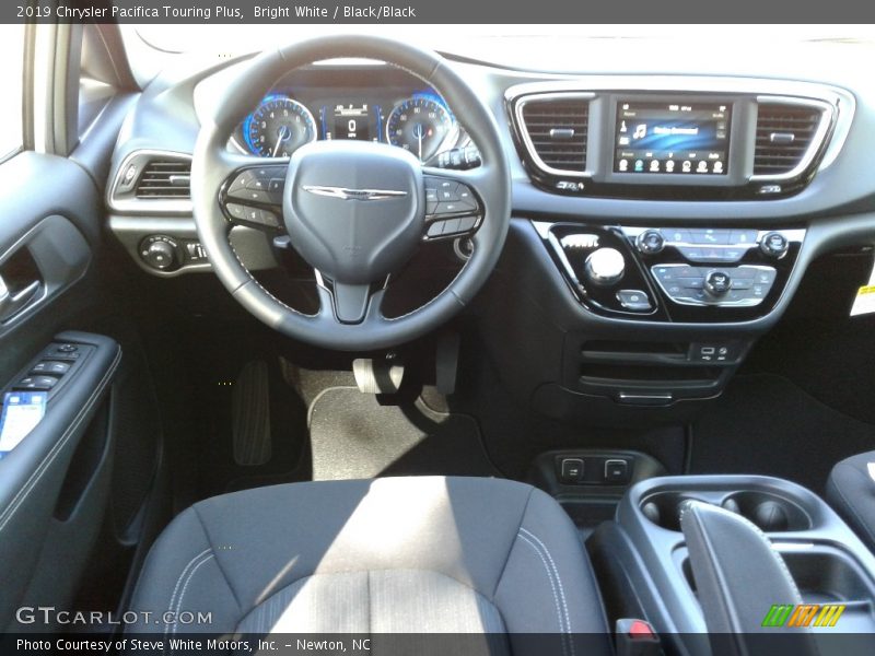 Bright White / Black/Black 2019 Chrysler Pacifica Touring Plus