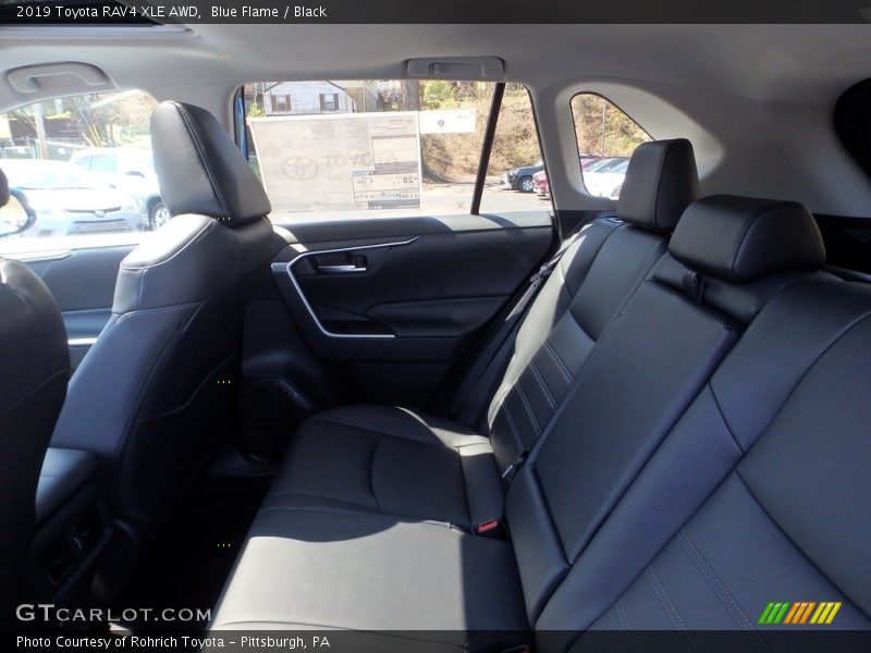 Blue Flame / Black 2019 Toyota RAV4 XLE AWD