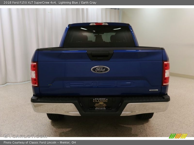 Lightning Blue / Earth Gray 2018 Ford F150 XLT SuperCrew 4x4