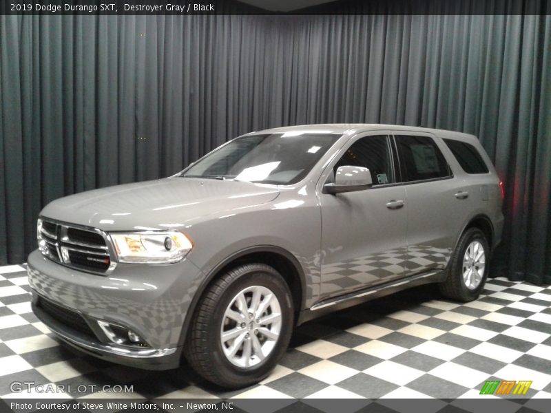 Destroyer Gray / Black 2019 Dodge Durango SXT